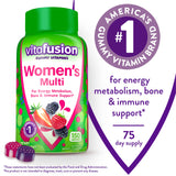 Vitafusion Women's Multivitamin Gummies, Berry Flavored Women's Daily Vitamins