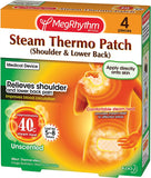 MegRhythm MegRhythm Steam Thermo Patch 4s (Shoulder & Lower Back), 4 count